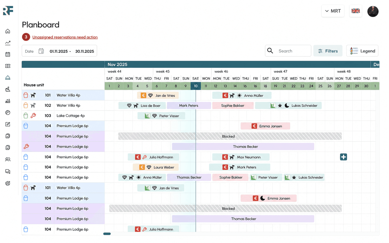 Live Planboard
